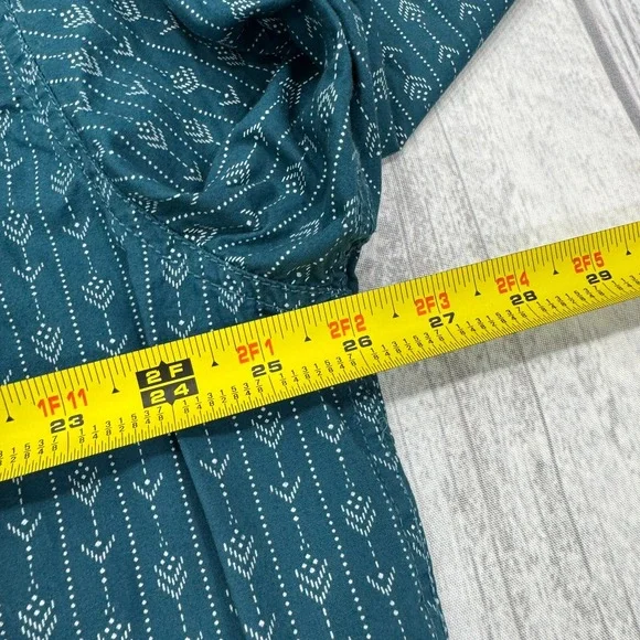 Cody James Western Pearl Snap Shirt 2XL Blue Long Sleeve Cowboy Aztec Mens - Picture 7 of 10